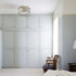 3-Light Gold Flush Mount Ceiling Light Crystal Ceiling Light Fixture